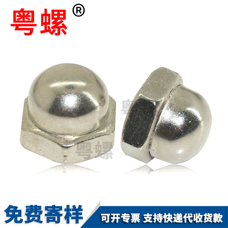 Dome Nut Customized Hexagon Decorative Nut Wheel Screw Decorative Nut M4 M5