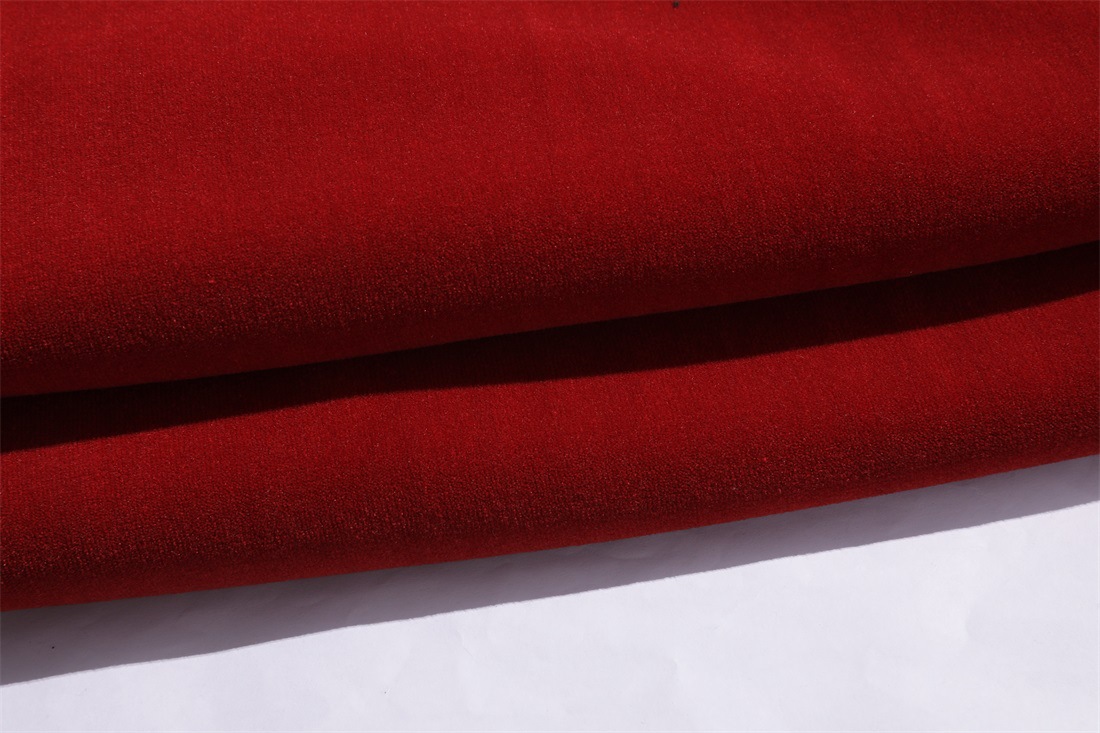 Velvet cut velvet fabric in stock wholesale stage curtains, flame retardant and fireproof, special fabric for large venues