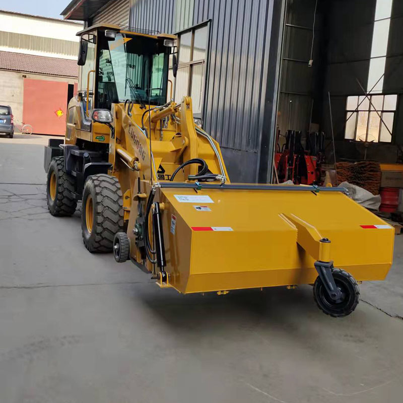 Customization of spot models by manufacturers of road debris cleaning equipment for forklift sweepers