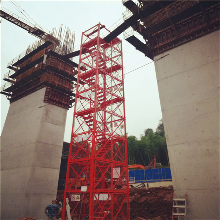 Factory produced road and bridge safety ladders, subway foundation pit inclined ladder combination ladders can be customized in colors