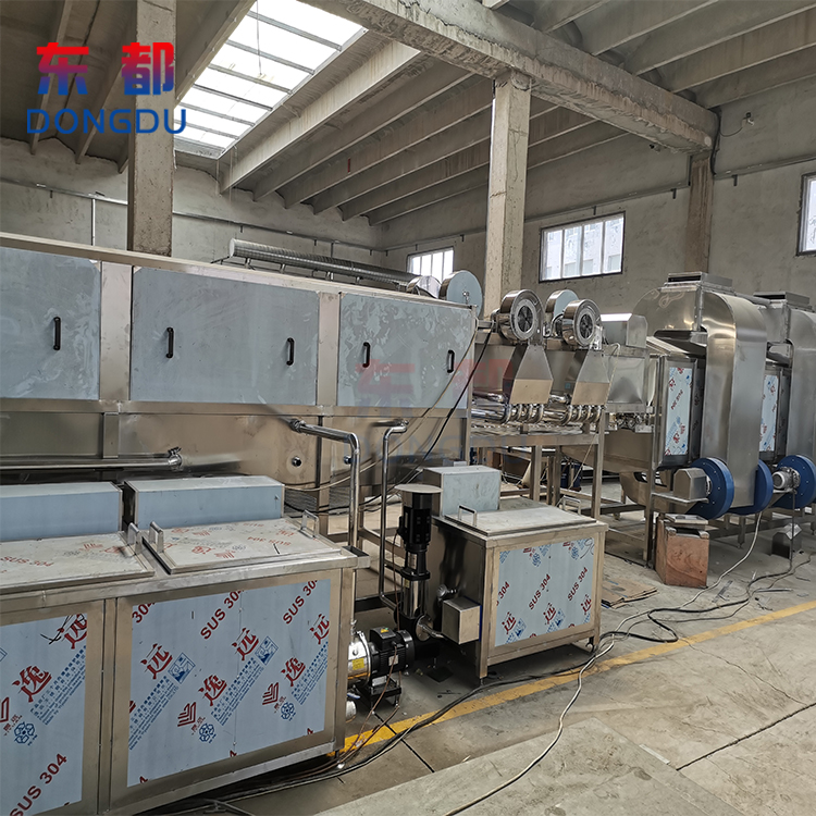 Orange and orange bubble cleaning equipment, vegetable cleaning machine, Dongdu Mountain wild vegetable bitter chrysanthemum spray cleaning line