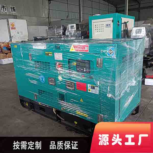 30KW Shangchai Power Silent Small Power Diesel Generator Set for Home Use on Construction Sites