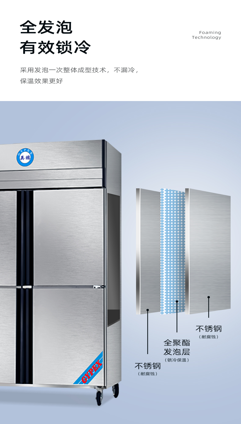 Yingpeng Explosion proof Refrigerator Chemical Reagent Refrigeration and Freezing Stainless Steel BL-200BXG1200L in University Laboratory