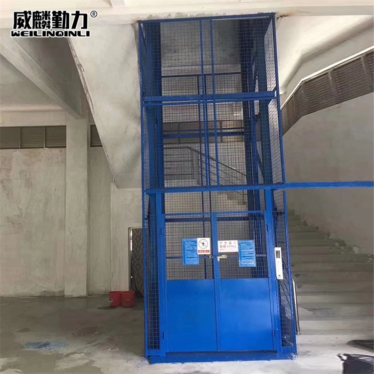 Weilin Qinli Guide Rail Electric Elevator Customized Vertical Top Lifting Platform