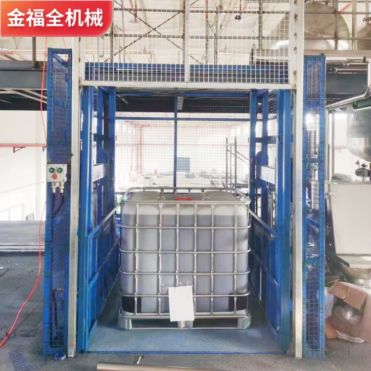 Explosion proof elevator, hydraulic lift, cargo elevator, guide rail type lifting platform, cargo elevator