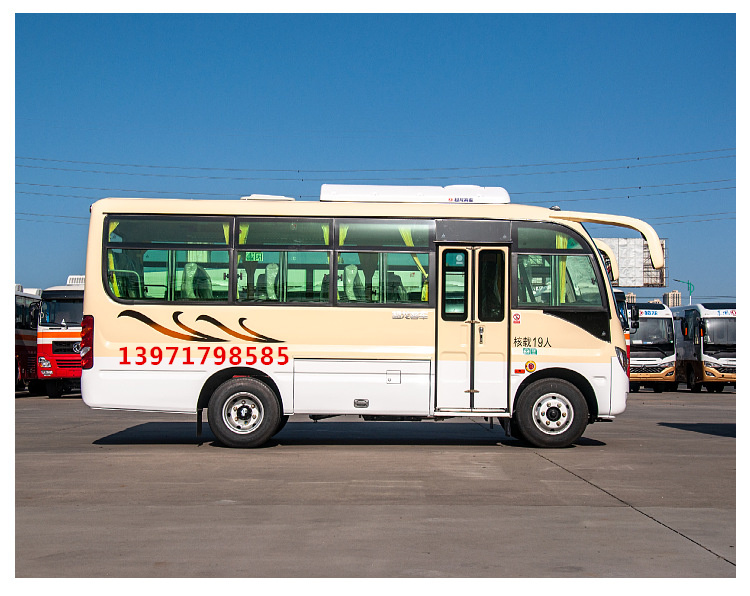 19 seat non operational passenger car - National VI employee commuter car - Dongfeng chassis Yuchai engine