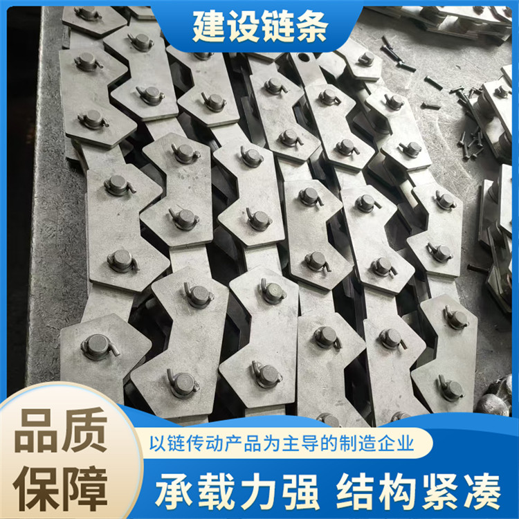 空心销尖齿链 穿轴方便输送传动链条 宽度可调节 运行平稳