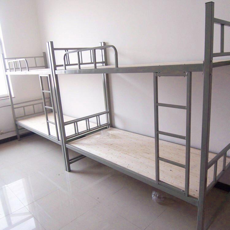 Jieshun Cabinet Industry employees get on and off the bed, manufacturer's dormitory iron frame bed, construction site simple bed customization