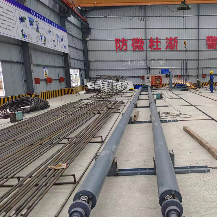 Bridge Machinery Fully Automatic Reinforcement Cage Rolling Machine CNC Reinforcement Winding Machine Pile Foundation Double Reinforcement Winding Machine