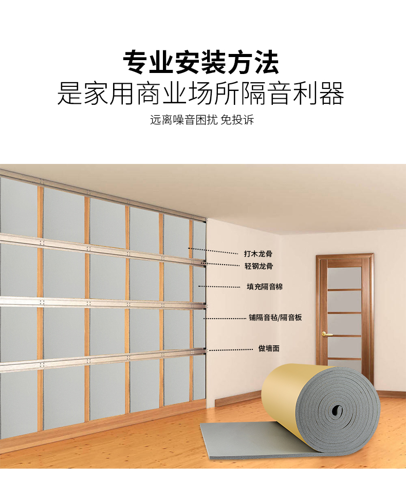 Rubber and plastic insulation material manufacturer self-adhesive thickened sunscreen soundproof cotton factory insulation cotton waterproof insulation film