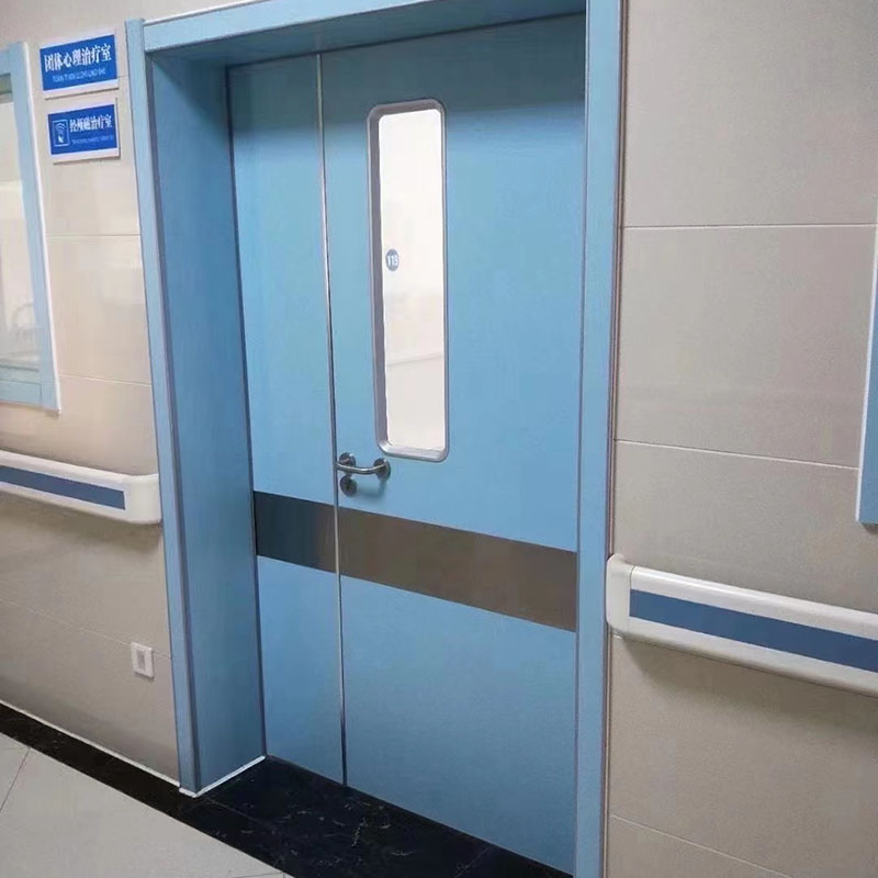 Professional production of steel medical doors for hospitals. Haosen medical ward doors can be installed on site and supplied in bulk