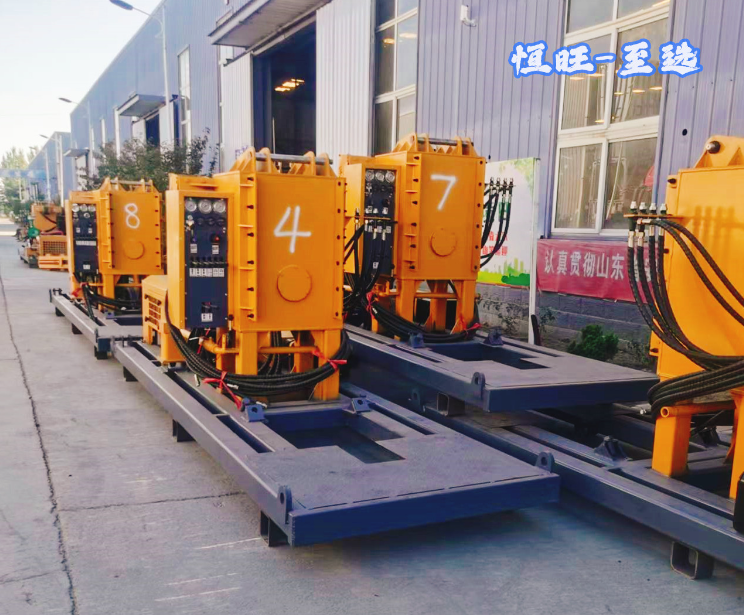 Water reef blasting ship pneumatic drilling rig for ship use, reef blasting, channel cleaning, drilling depth of 15 meters in one go