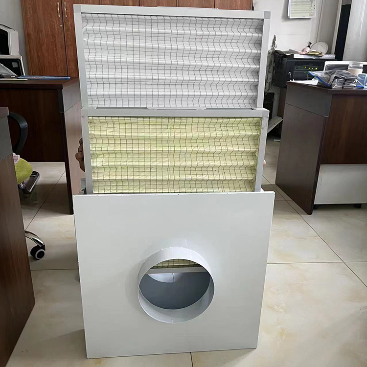 Design and manufacturing of purification equipment for Xinbei junior high efficiency air duct filtration section air conditioning units