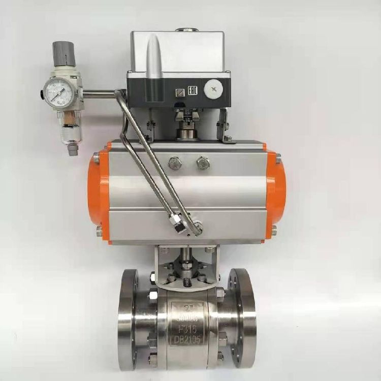 Xinhong Valve Q644TC-10Q DN100 Pneumatic Ceramic Flange Wear resistant Ball Valve Manufacturer Electric Warehouse Top Slurry