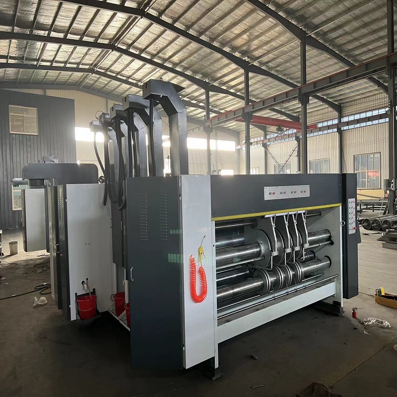 Carton mechanical four color ink printing slotting machine Fully automatic printing slotting die cutting machine High speed printing machine