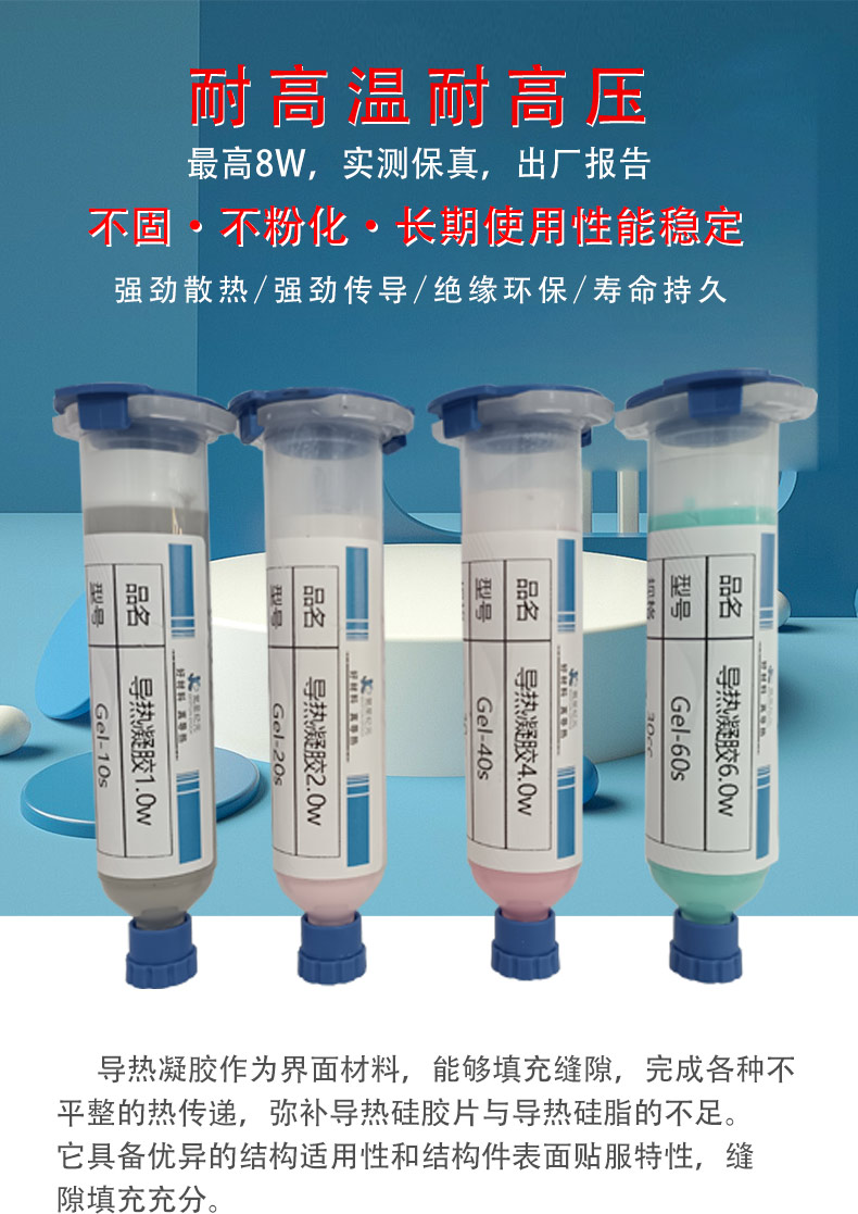 Filled with thermal conductive gel, mobile phone, laptop, CPU, heat dissipation, silica gel, communication base station, high-power heat dissipation, gel