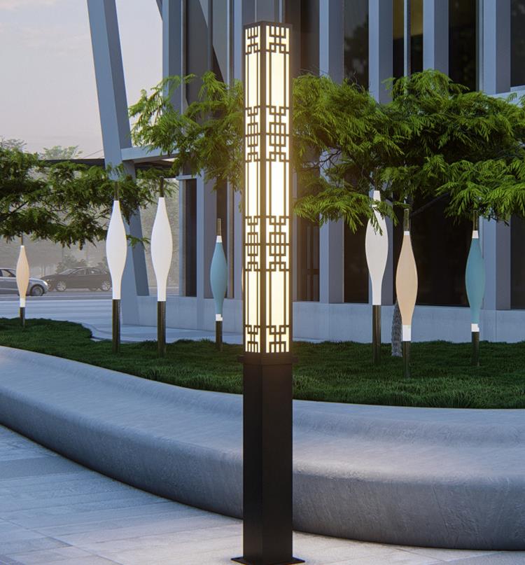 Lu's Garden Square Landscape Light Community Park, 3 meters and 4 meters, Customized Drawing Processing