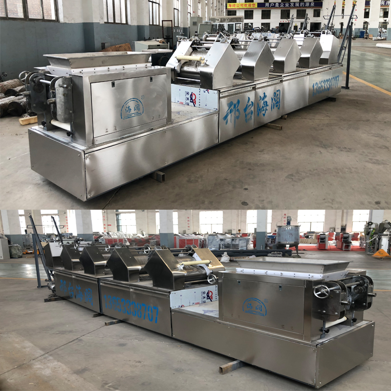 Haikuo New Noodle Machine: 7 sets, 8 sets, full set of commercial noodle shops, automatic fresh noodle machine