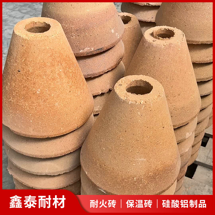 Refractory materials for special shaped clay refractory bricks used in the casting of beaker cups, funnel bricks, and pouring in Xintai Steel Factory's casting plant