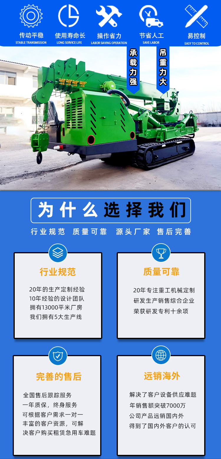 Jukun Spider Crane Crawler Chassis Oil Electric Dual Use JK2.0 Spider Crane Can Enter Elevator Roof Hoisting