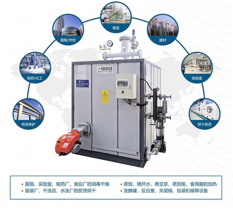 Cement pipe factory FTSG1.5-0.7-1.5 ton biomass steam generator