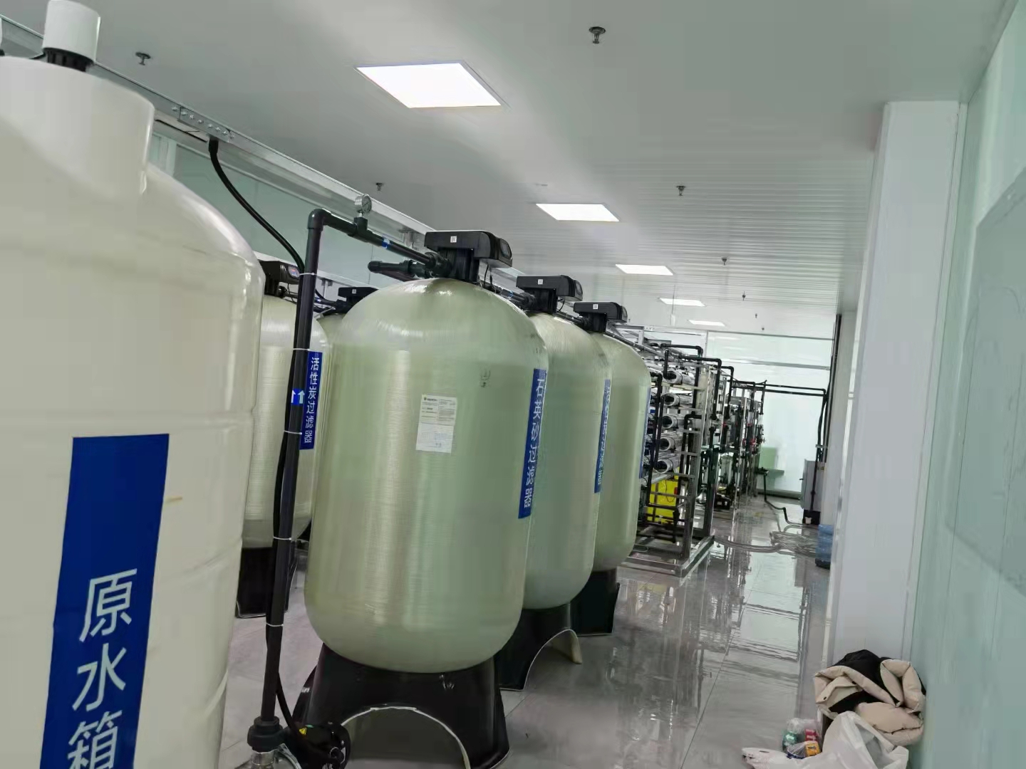 Plant water treatment equipment reverse osmosis sewage Hospital school school chemical plant treatment