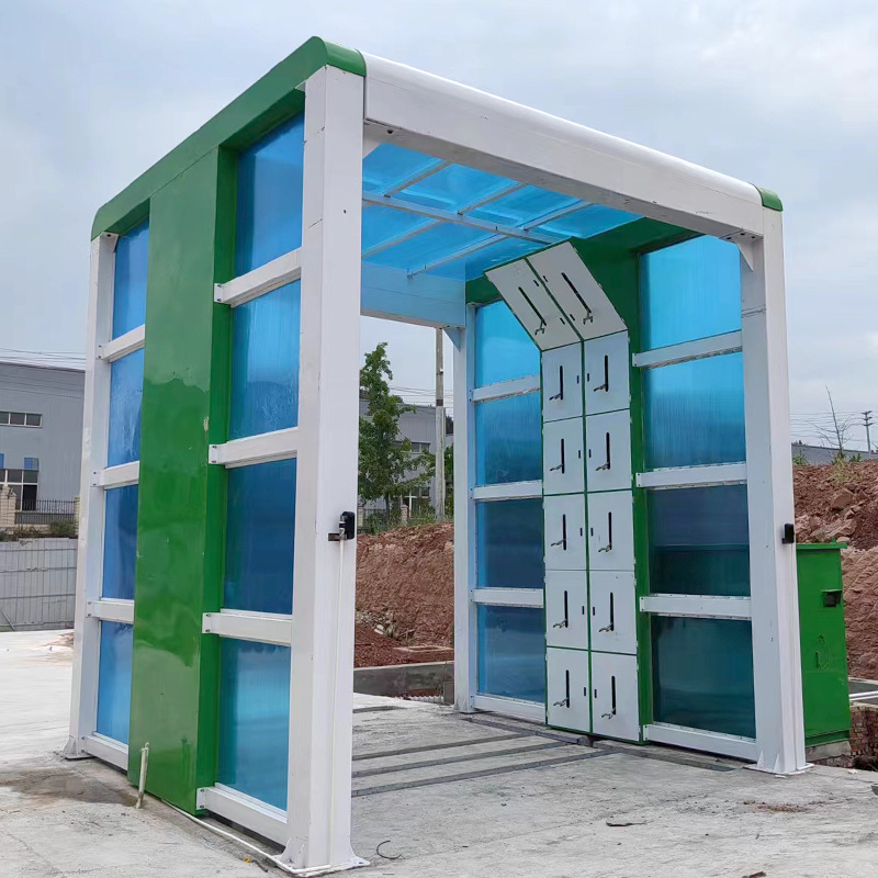 The Longmen car washing machine is safe and fast, suitable for concrete mixing plants, construction sites, and waste treatment plants