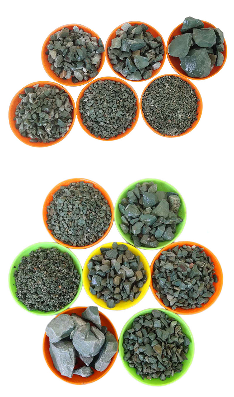 Green zeolite particle cultivation water treatment for succulent flower paving, soil mixing, horticulture, bonsai, courtyard landscape