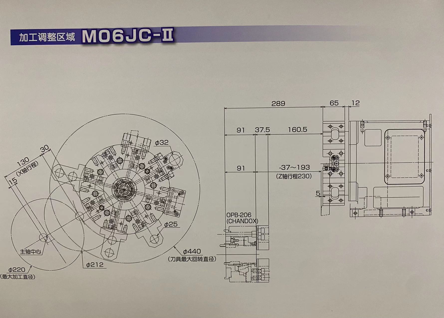 Jinshang turret machine M06JC-II lathe drilling and boring processing, space saving, compact model, 8-sided turret