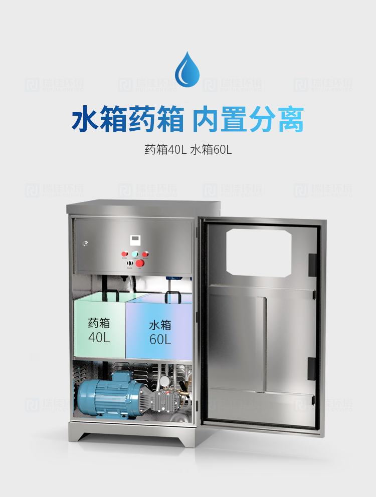 Industrial high-pressure spray deodorization equipment Garbage station deodorization disinfection and sterilization dust fall spray machine Ruijiake customized manufacturer