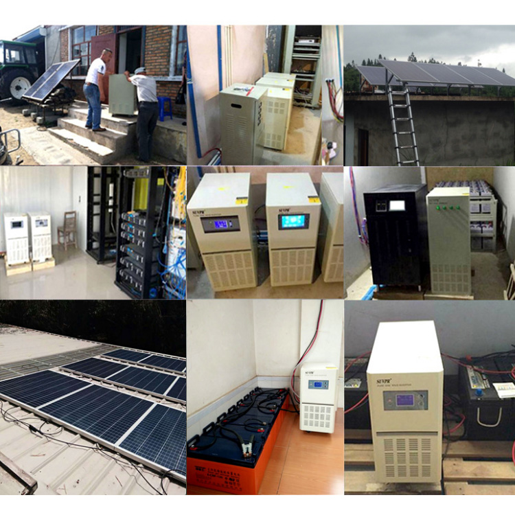 Solar power generation system household 220v3000W complete set of photovoltaic power generation panel energy storage reverse control integrated machine