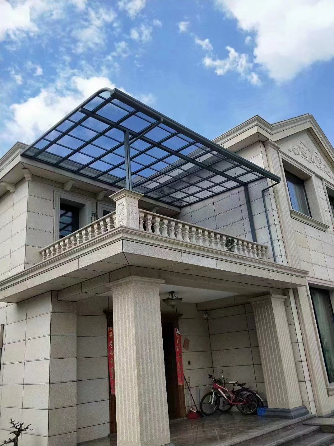 Yuntengyt-37 Doorway Canopy, Balcony, Sunshade, Window, Rain Aluminum Alloy Bicycle Shed