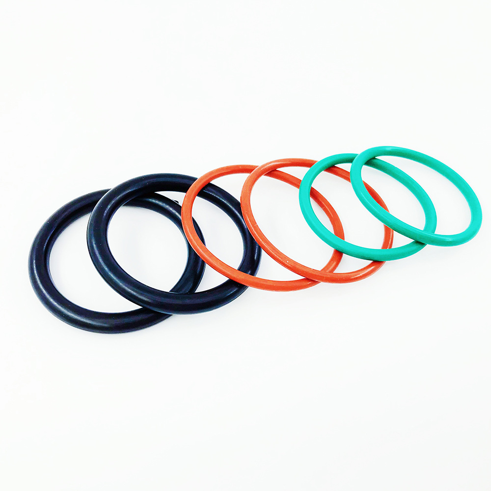 Rubber O-ring, various colors, various types of sealing rings, and silicone rings customized by manufacturers