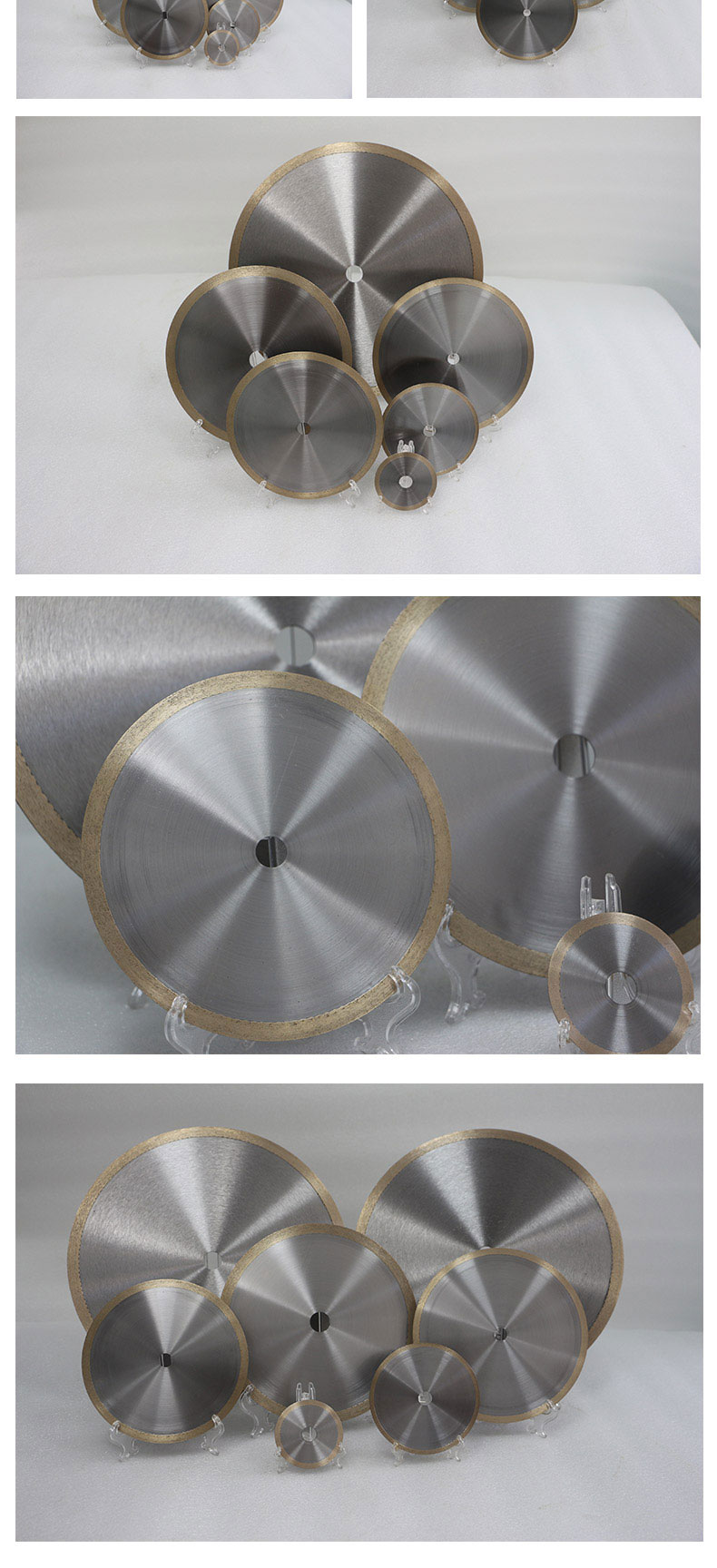 Diamond Bronze Sintered Continuous Blade Ultra Thin Diamond Cutting Blade Glass Rice Ball Saw Blade