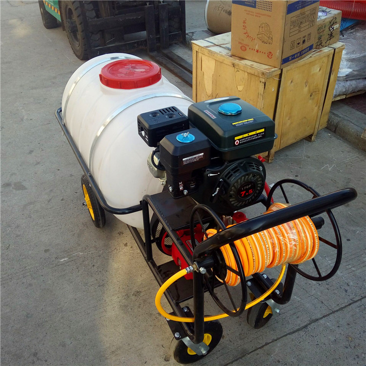 Electric manual sprayer Long range gasoline sprayer Cart type high-pressure spray