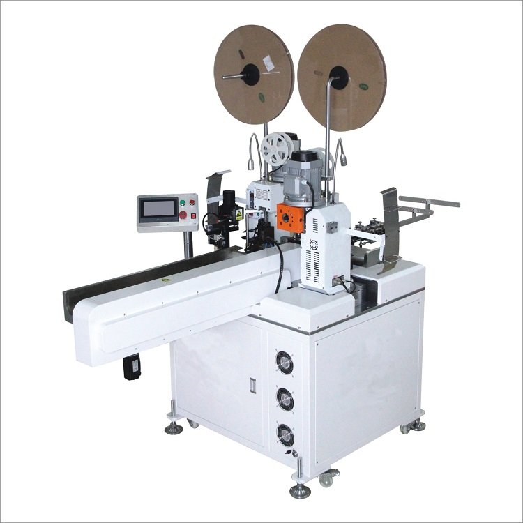 Liyao fully automatic five wire double head terminal machine with complete specifications of double head machine automata