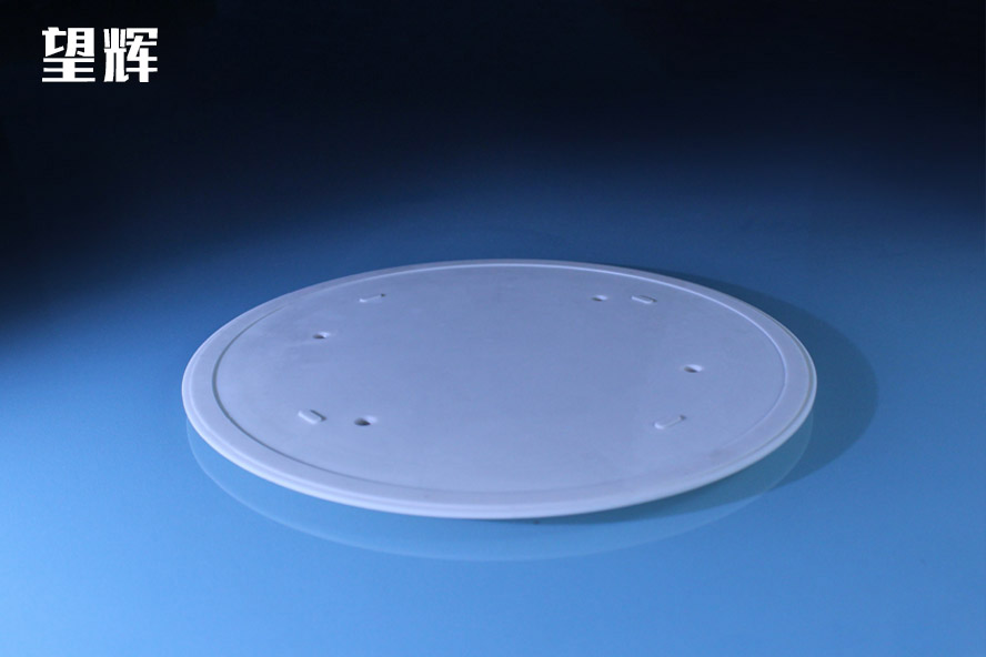 Customizable aluminum nitride ceramic parts ALN6 inch wafer tray insulation, environmental protection, and high temperature resistance