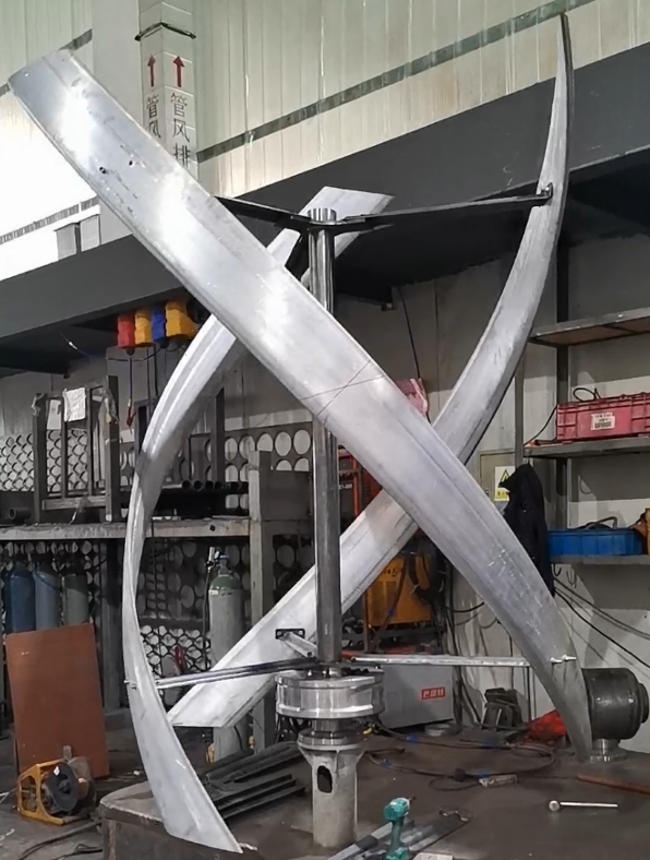 Mufeng 2kw Vertical Axis Oblique Blade X-shaped Outer Rotor Magnetically Suspended Permanent Magnet Breeze High Efficiency Wind Turbine