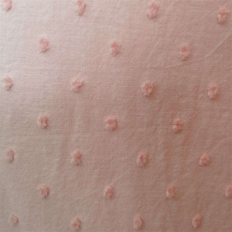 100% cotton polka dot jacquard, cut flower, small dot bedding, wide width water washed wrinkled fabric, pure cotton fabric, Renwang