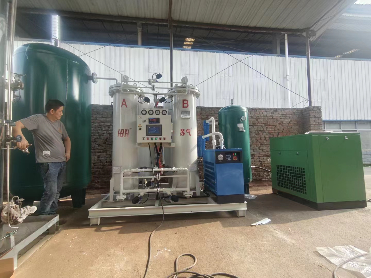 PSA nitrogen production equipment wave soldering reflow soldering selection welding 80 cubic meter industrial nitrogen production machine maintenance