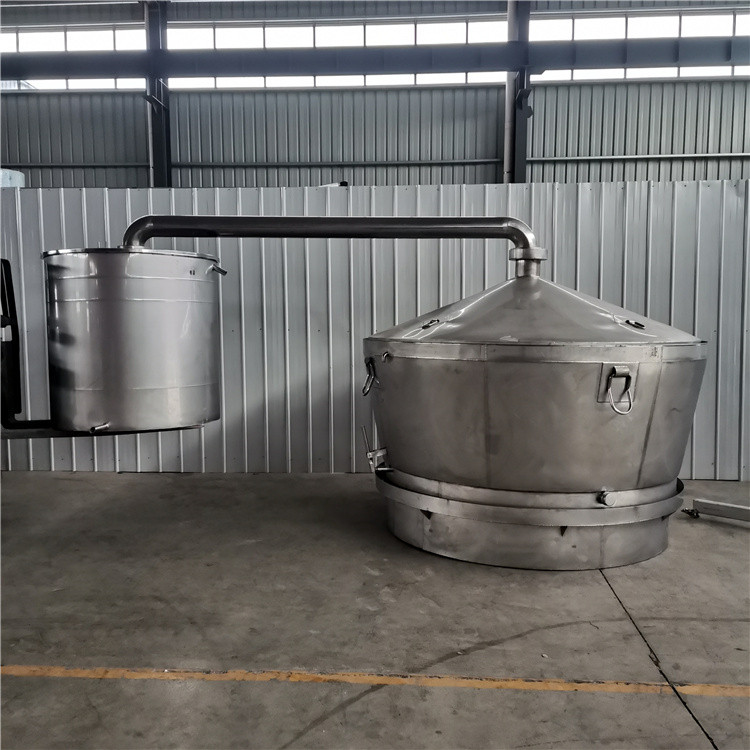 300斤酿酒设备厂家 农村小烧酒厂设计图 鸿越机械 造型美观