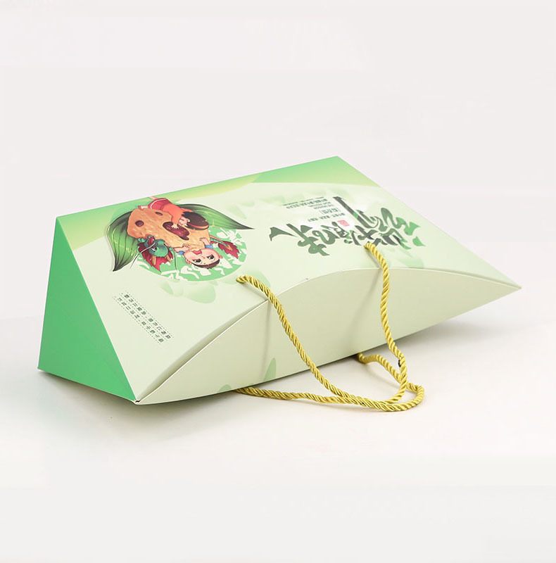 New Dragon Boat Festival Zongzi Gift Box Customized Factory Wholesale Handheld Gift Box Packaging Box Design Business Gifts