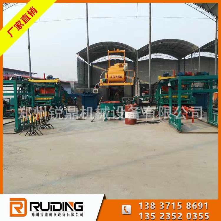 New type of unburned brick machine: Grass planting brick, slope protection brick, permeable brick, bread brick, brick making equipment, Ruiding Machinery