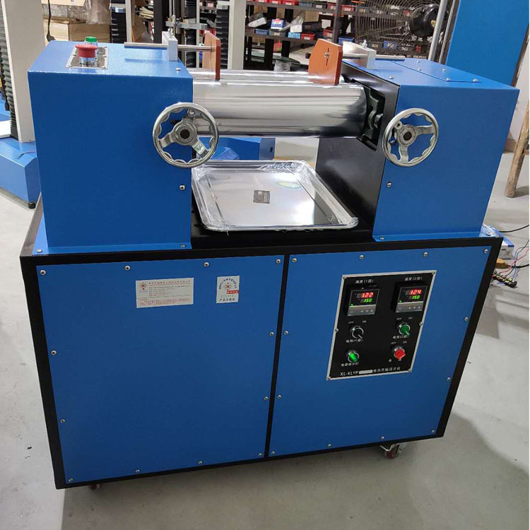 Experimental open mill XL-KLYP1 small plastic mixer twin roll mixing and color mixing Tablet press