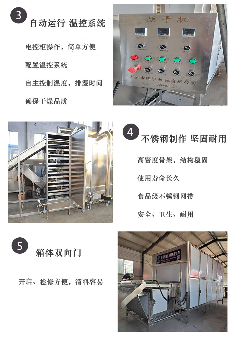 A complete set of equipment for small and medium-sized tofu residue cat litter production line, with a multi output production line that can customize cat litter drying machines