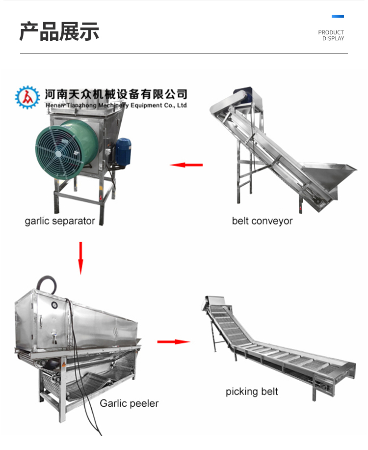 Garlic Peeling Machine Dry Garlic Peeling Machine Fully Automatic Garlic Rice Peeling Processing Equipment