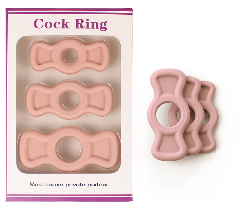 Yuesehuan YSH liquid silicone male desensitization delay lock sperm ring sex toys exercise Cock ring large, medium and small