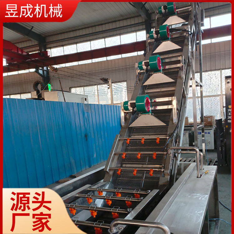 Yucheng Customized Chain Mesh Conveyor Food grade Drying Quick Freezing Cooling Metal Mesh Belt Conveyor Line High Temperature Resistance