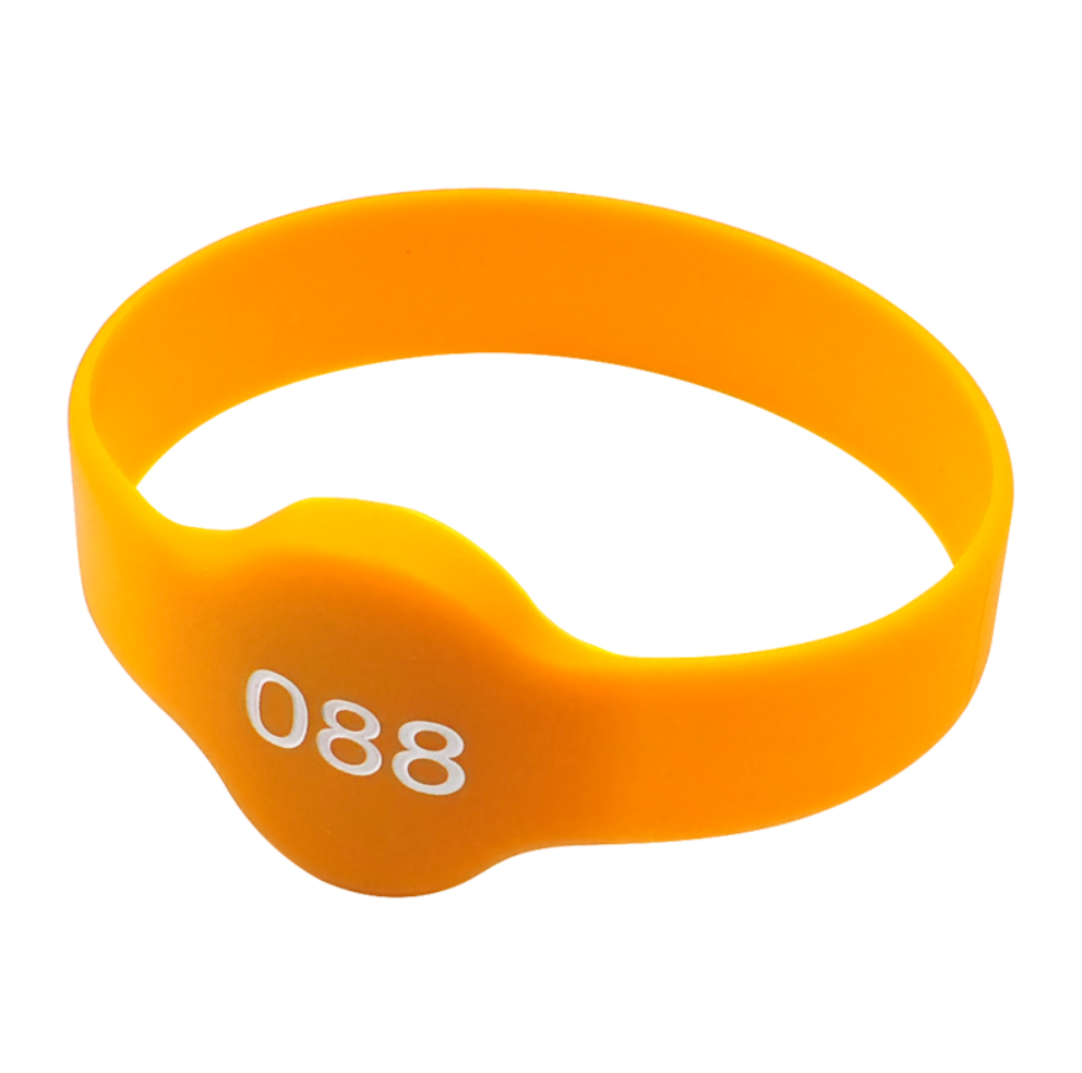 RFID waterproof elastic silicone wristband NFC hotel access control bracelet 13.56mhz high-frequency chip IC card