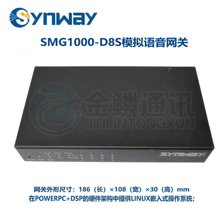 Sanhui SMG1000-D8S voice gateway | 8FXS | SIP to analog extension | IAD integrated access equipment